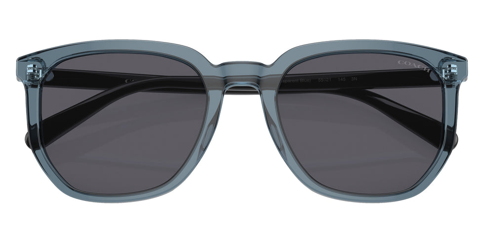 Coach HC8384U CL911 579487 55 - Transparent Blue / Blue Solid #id:hc8384u579487_s:104120