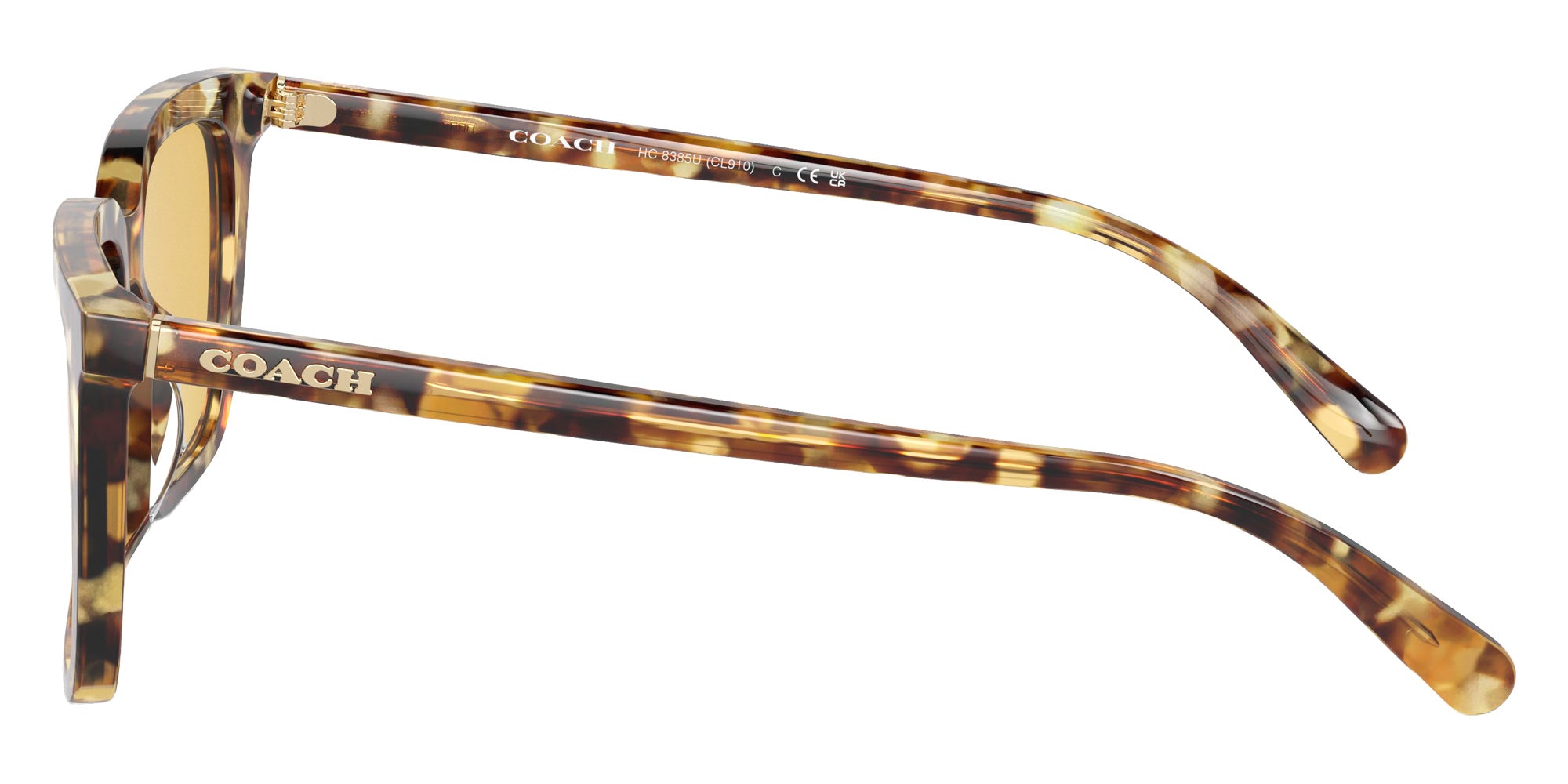 Coach HC8385U CL910 504585 54 - Honey Tortoise / Amber Solid #id:hc8385u504585_s:100110