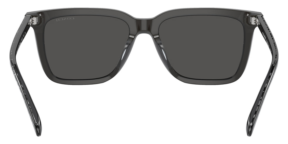 Coach HC8385U CL910 579387 54 - Transparent Dark Gray / Gray Solid #id:hc8385u579387_s:102115