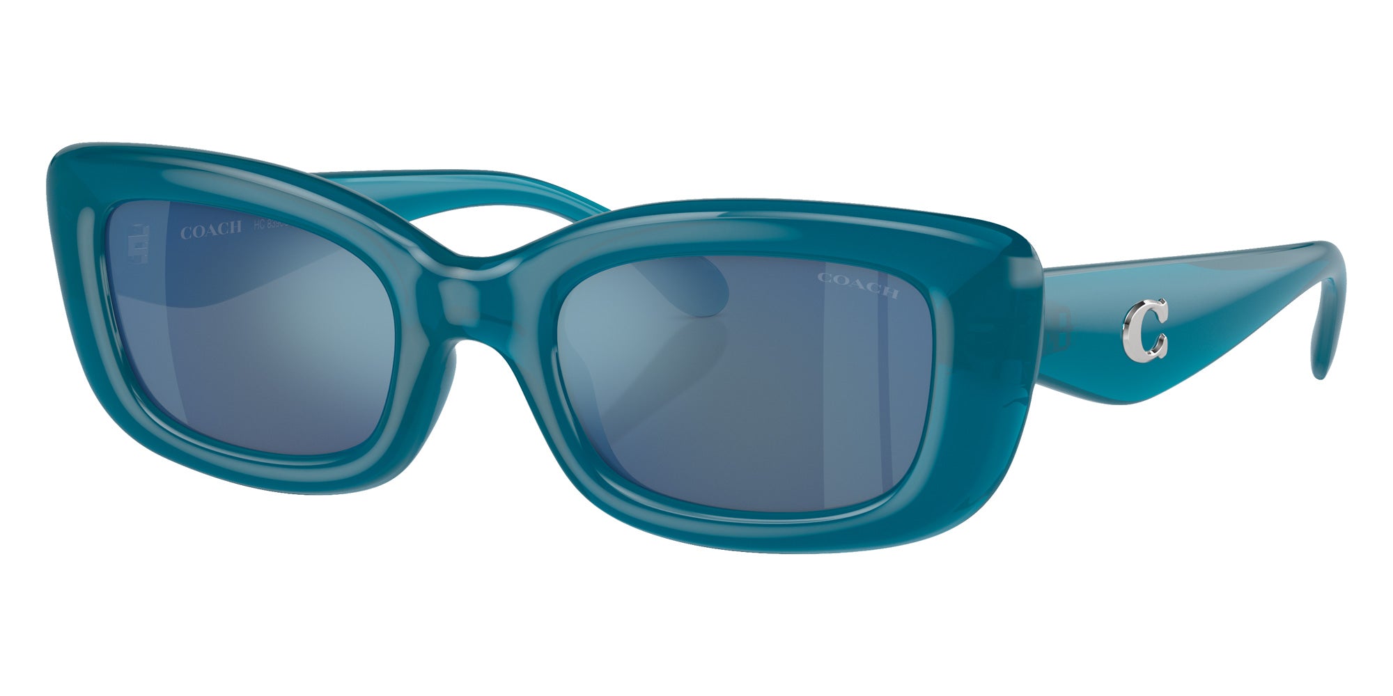 Coach HC8390U CR610 580655 51 - Milky Ocean Blue / Blue Flash Mirrored #id:hc8390u580655_s:106105
