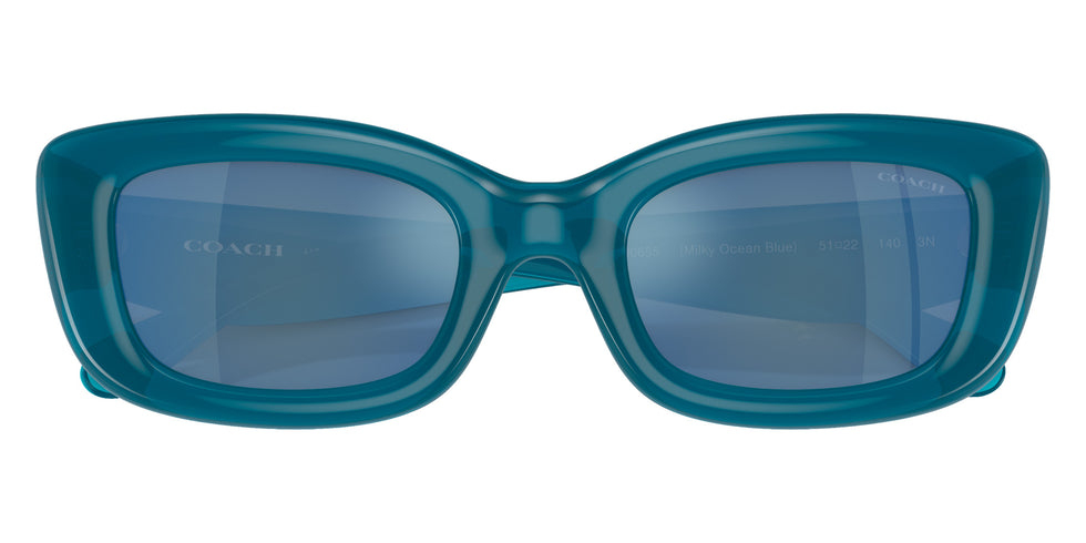 Coach HC8390U CR610 580655 51 - Milky Ocean Blue / Blue Flash Mirrored #id:hc8390u580655_s:106120