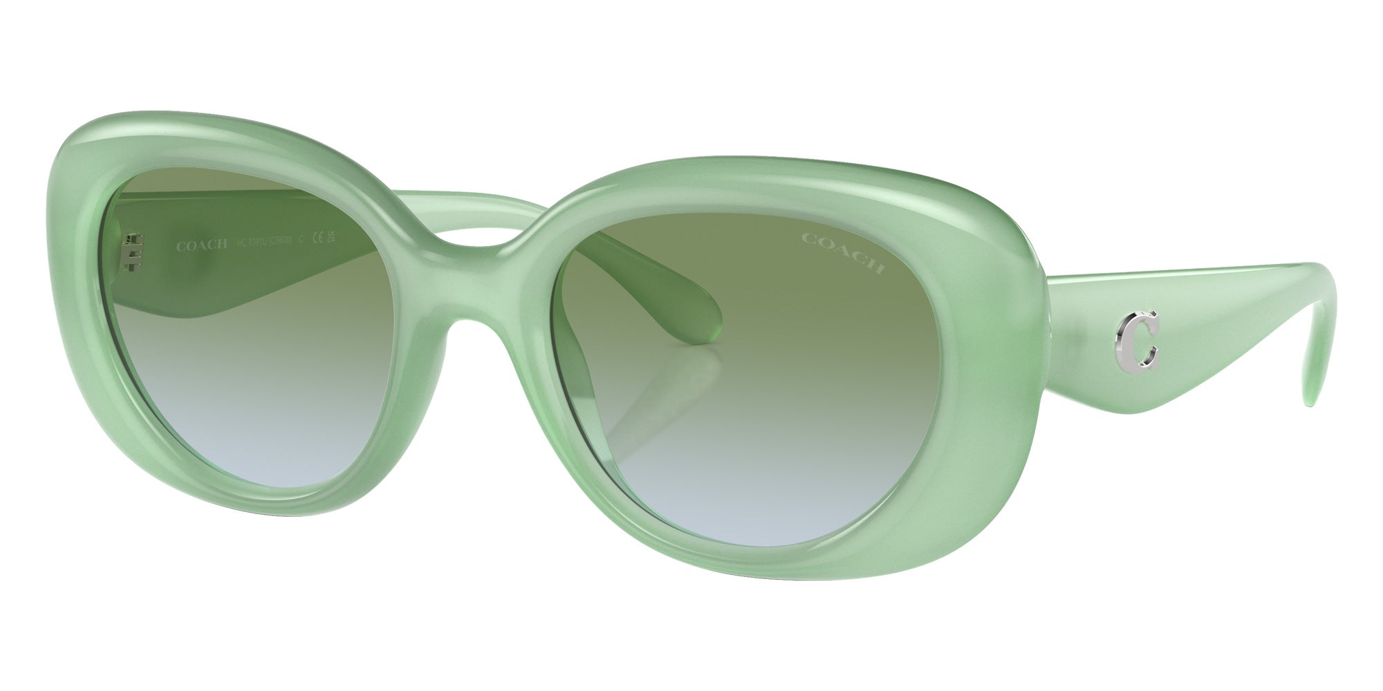 Coach HC8391U CR609 5807I7 53 - Milky Mint / Green Blue Gradient #id:hc8391u5807i7_s:108105