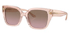 Coach HC8392U CR611 566814 53 - Transparent Dusty Rose / Brown Pink Gradient #id:hc8392u566814_s:102105