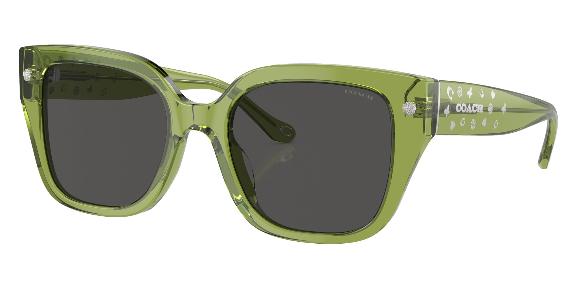 Coach HC8392U CR611 581087 53 - Transparent Key Lime #id:hc8392u581087_s:100105