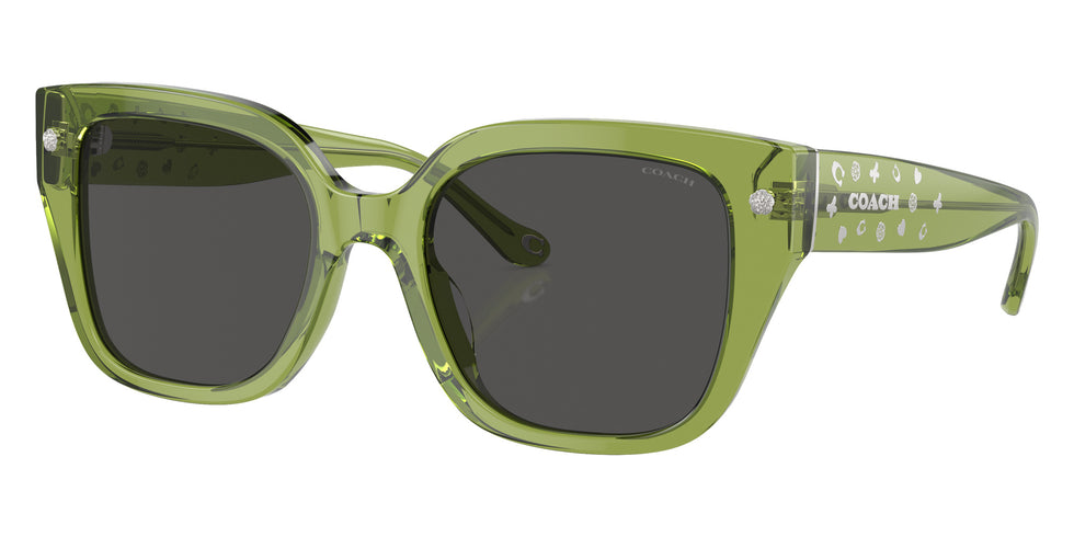 Coach HC8392U CR611 581087 53 - Transparent Key Lime #id:hc8392u581087_s:100105