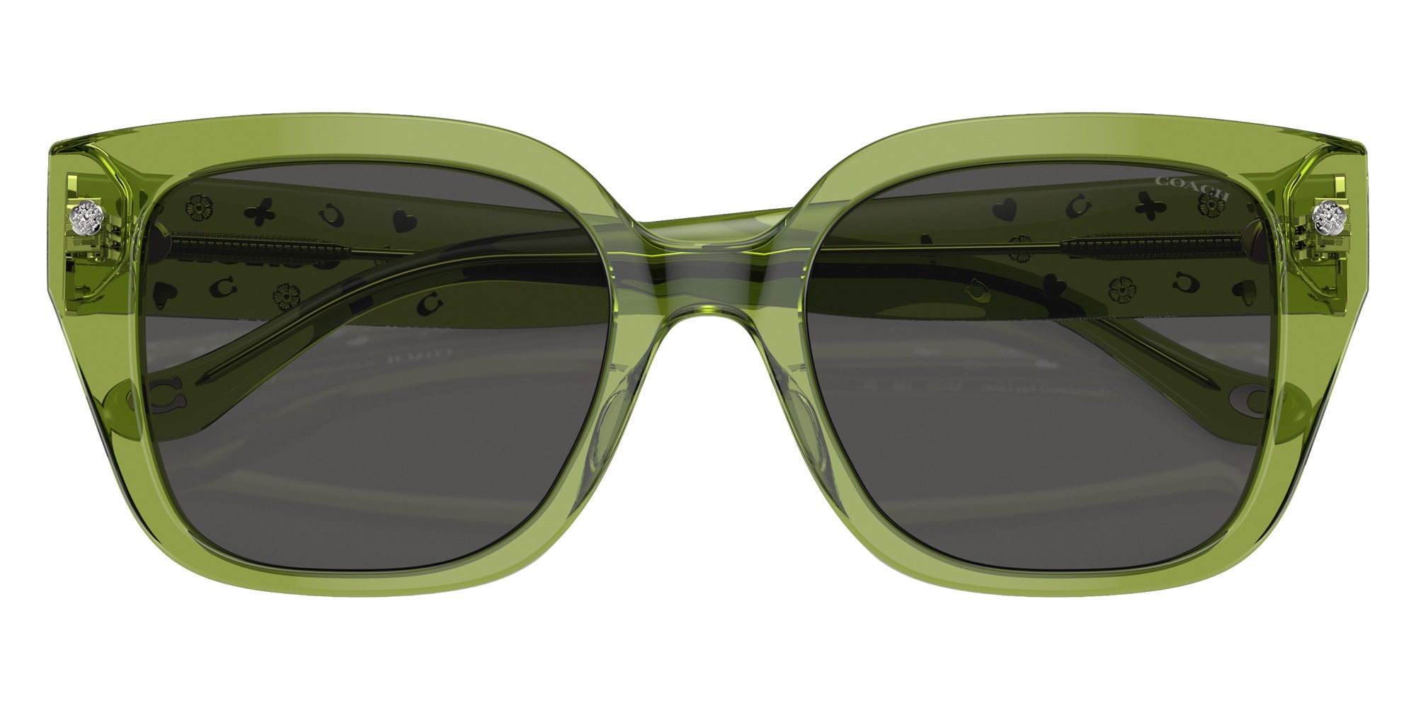 Coach HC8392U CR611 581087 53 - Transparent Key Lime #id:hc8392u581087_s:100120