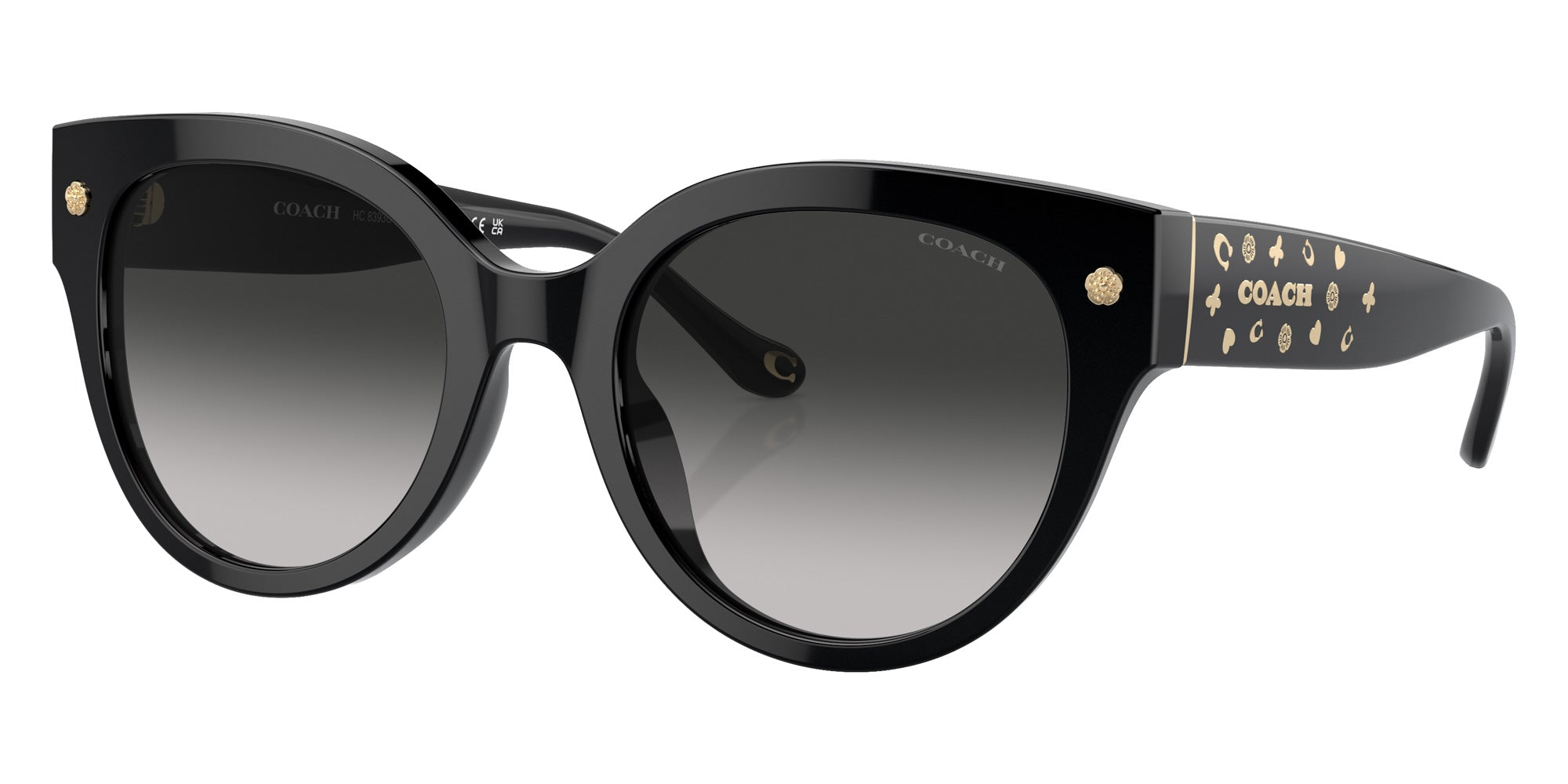 Coach HC8393U CR612 50023C 53 - Black / Gray Gradient #id:hc8393u50023c_s:100105