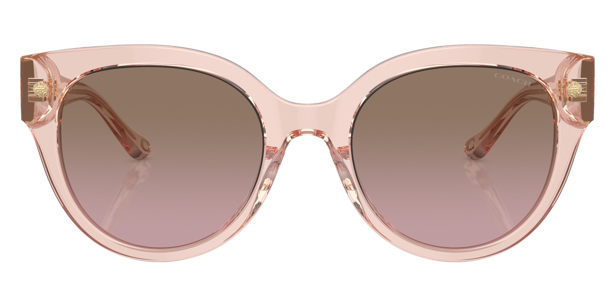 Coach HC8393U CR612 566814 53 - Transparent Dusty Rose / Brown Pink Gradient #id:hc8393u566814_s:104100