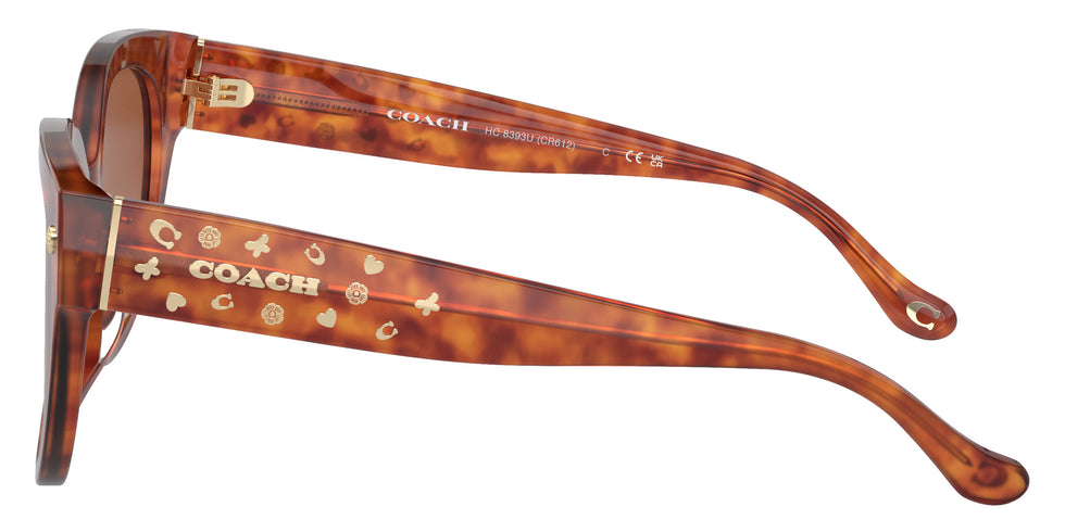 Coach HC8393U CR612 577413 53 - Caramel Tortoise / Brown Gradient #id:hc8393u577413_s:106110