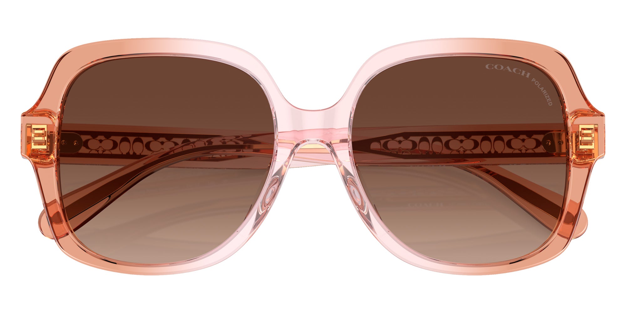 Coach HC8395U CR614 5812T5 54 - Saddle/Dusty Rose Gradient / Brown Gradient Polarized #id:hc8395u5812t5_s:104120