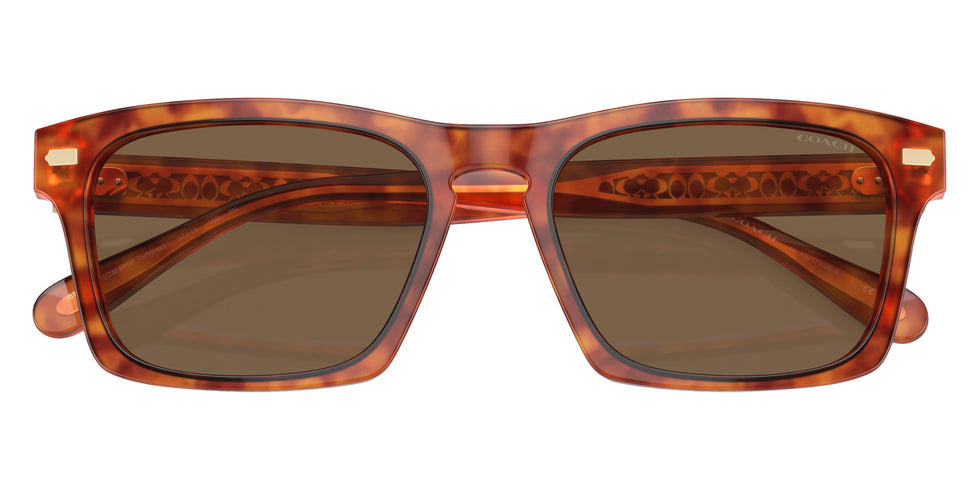Coach HC8397U CR628 577473 57 - Caramel Tortoise / Brown Solid #id:hc8397u577473_s:100120