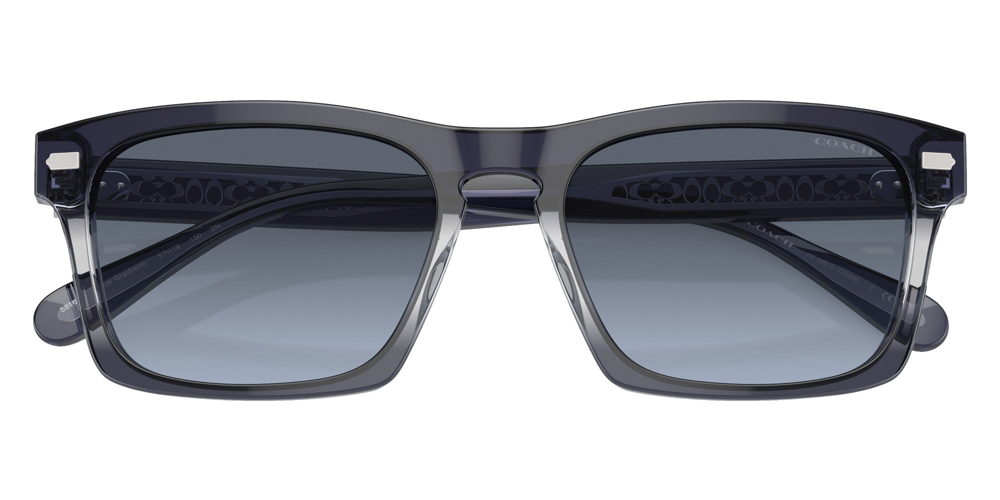 Coach HC8397U CR628 58168F 57 - Blue Gradient / Smoke Blue Gradient #id:hc8397u58168f_s:106120