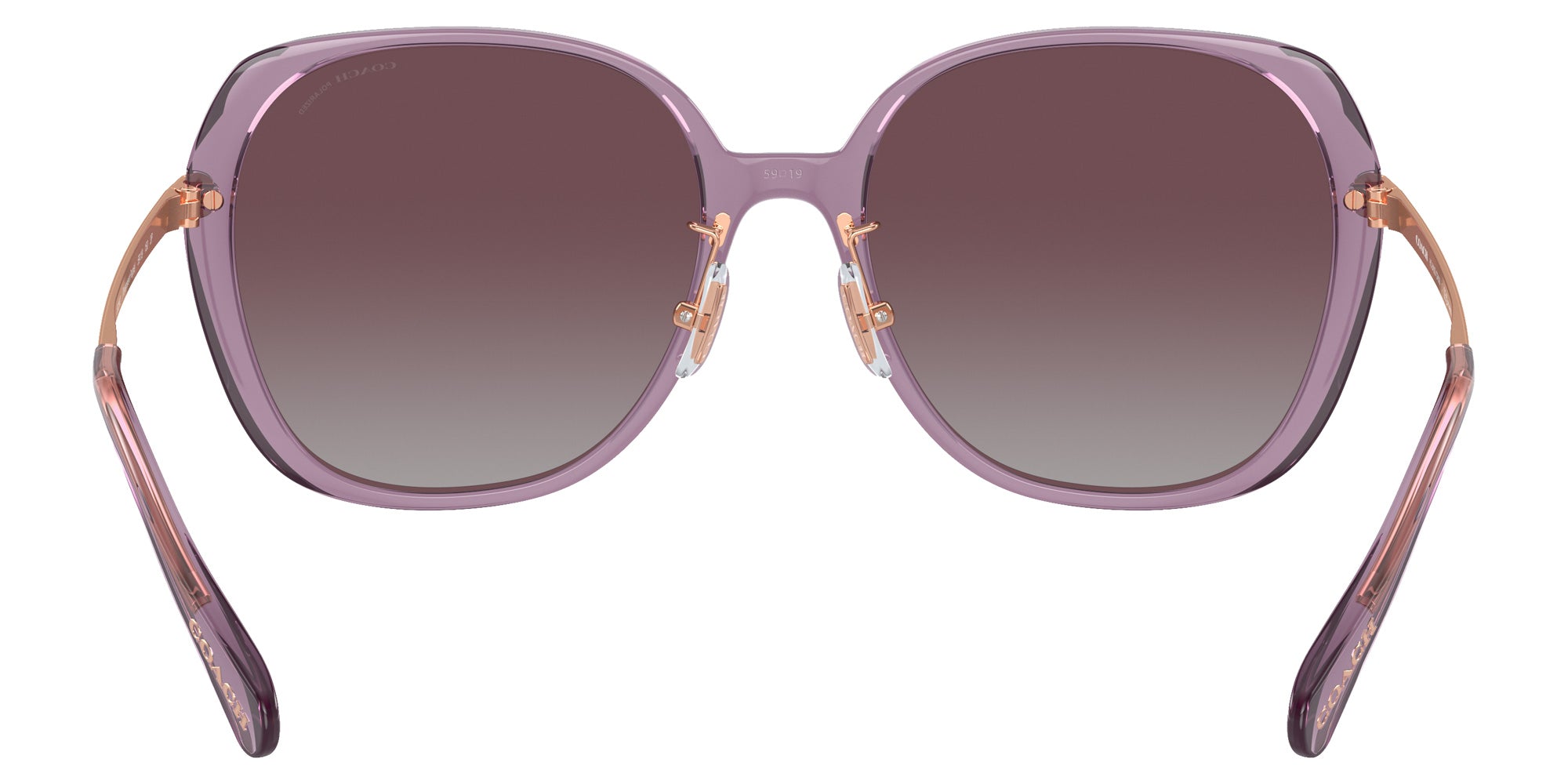 Coach HC8403D CR636 582562 59 - Transparent Purple / Gray Purple Gradient Polarized #id:hc8403d582562_s:104115