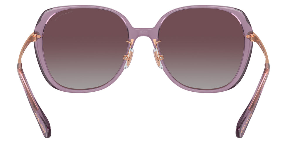 Coach HC8403D CR636 582562 59 - Transparent Purple / Gray Purple Gradient Polarized #id:hc8403d582562_s:104115