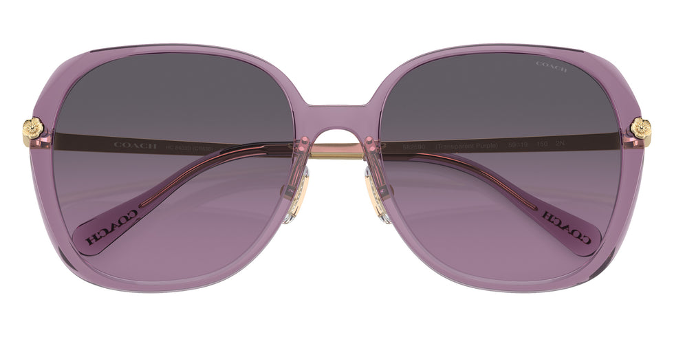 Coach HC8403D CR636 582590 59 - Transparent Purple / Gray Purple Gradient #id:hc8403d582590_s:106120