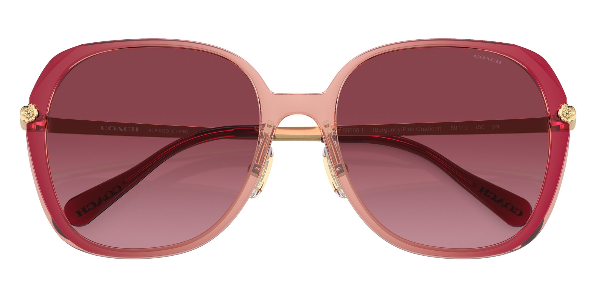 Coach HC8403D CR636 58268H 59 - Burgundy/Pink Gradient / Burgundy Gradient #id:hc8403d58268h_s:108120