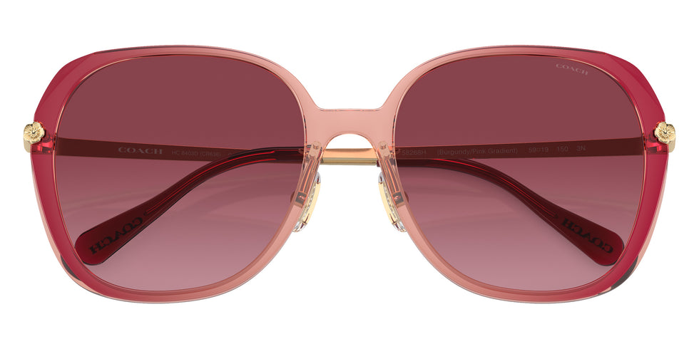 Coach HC8403D CR636 58268H 59 - Burgundy/Pink Gradient / Burgundy Gradient #id:hc8403d58268h_s:108120