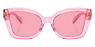 Coach HC8405U CS544 583084 54 - Transparent Bright Pink / Pink Solid #id:hc8405u583084_s:100100