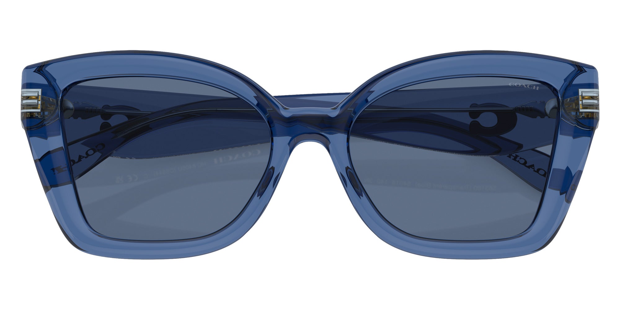 Coach HC8405U CS544 583180 54 - Transparent Blue / Blue Solid #id:hc8405u583180_s:102120