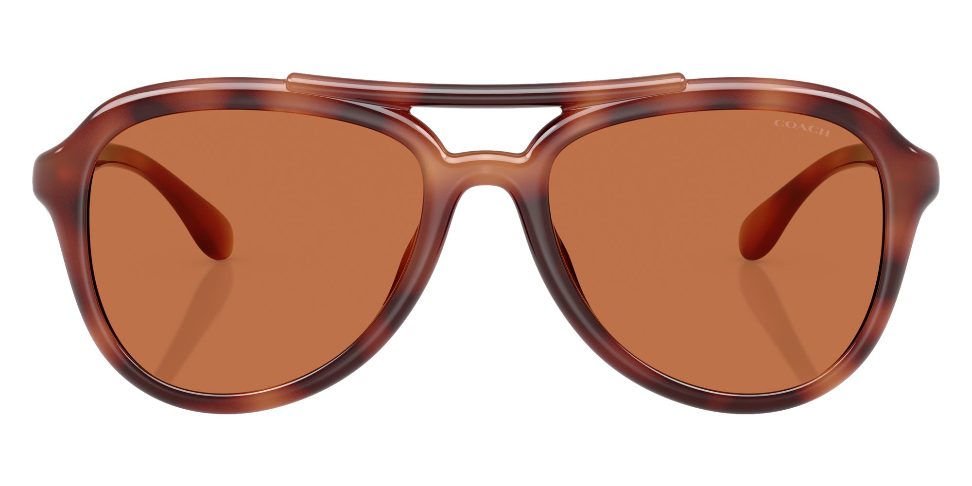 Coach HC8406U CW183 577473 55 - Caramel Tortoise / Brown Solid #id:hc8406u577473_s:102100