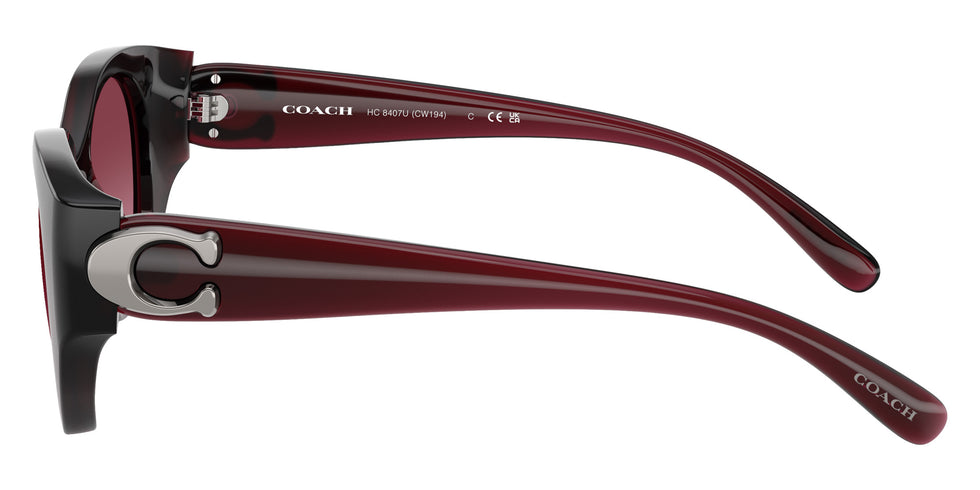 Coach HC8407U CW194 53938H 52 - Milky Burgundy / Berry Gradient #id:hc8407u53938h_s:102110