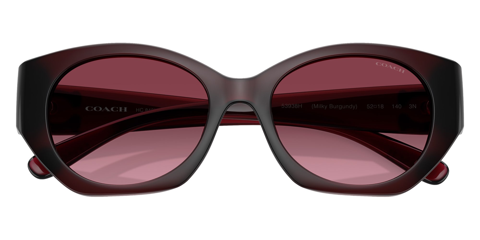 Coach HC8407U CW194 53938H 52 - Milky Burgundy / Berry Gradient #id:hc8407u53938h_s:102120