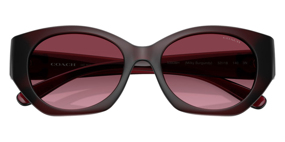 Coach HC8407U CW194 53938H 52 - Milky Burgundy / Berry Gradient #id:hc8407u53938h_s:102120