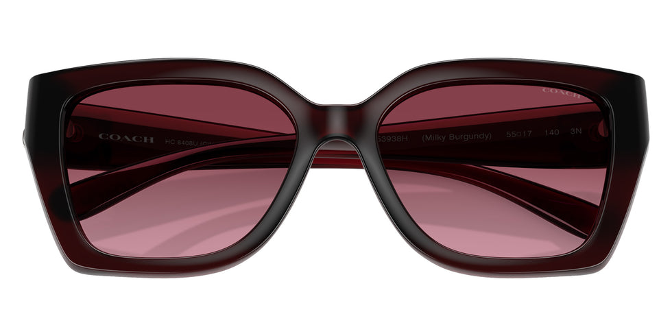 Coach HC8408U CW195 53938H 55 - Milky Burgundy / Berry Gradient #id:hc8408u53938h_s:104120