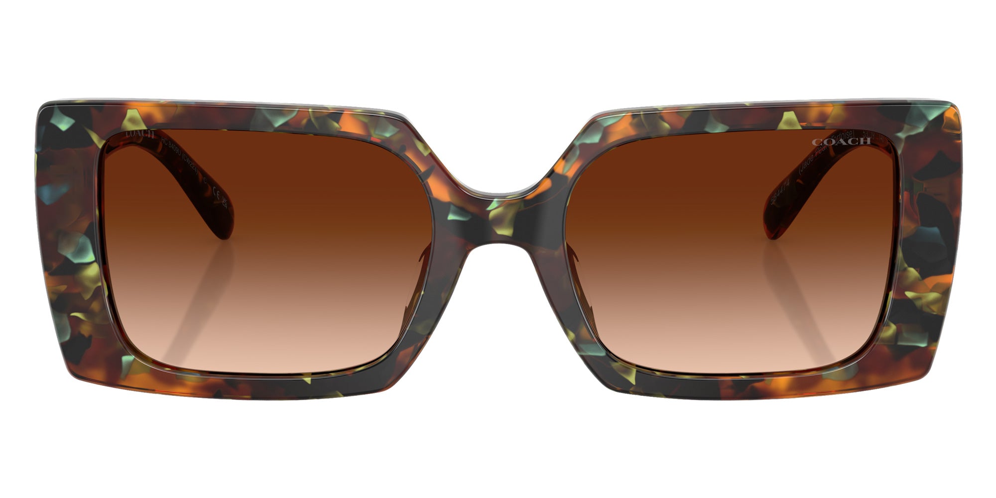 Coach HC8409U CW224 584474 53 - Jade Pearl Tortoise / Brown Gradient #id:hc8409u584474_s:104100