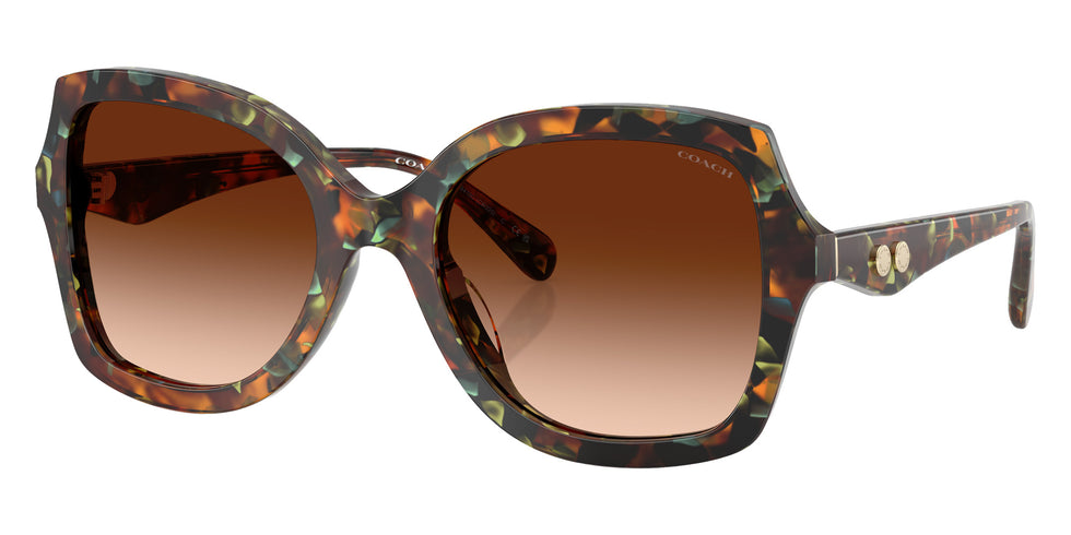 Coach HC8410U CW225 584474 56 - Jade Pearl Tortoise / Brown Gradient #id:hc8410u584474_s:104105