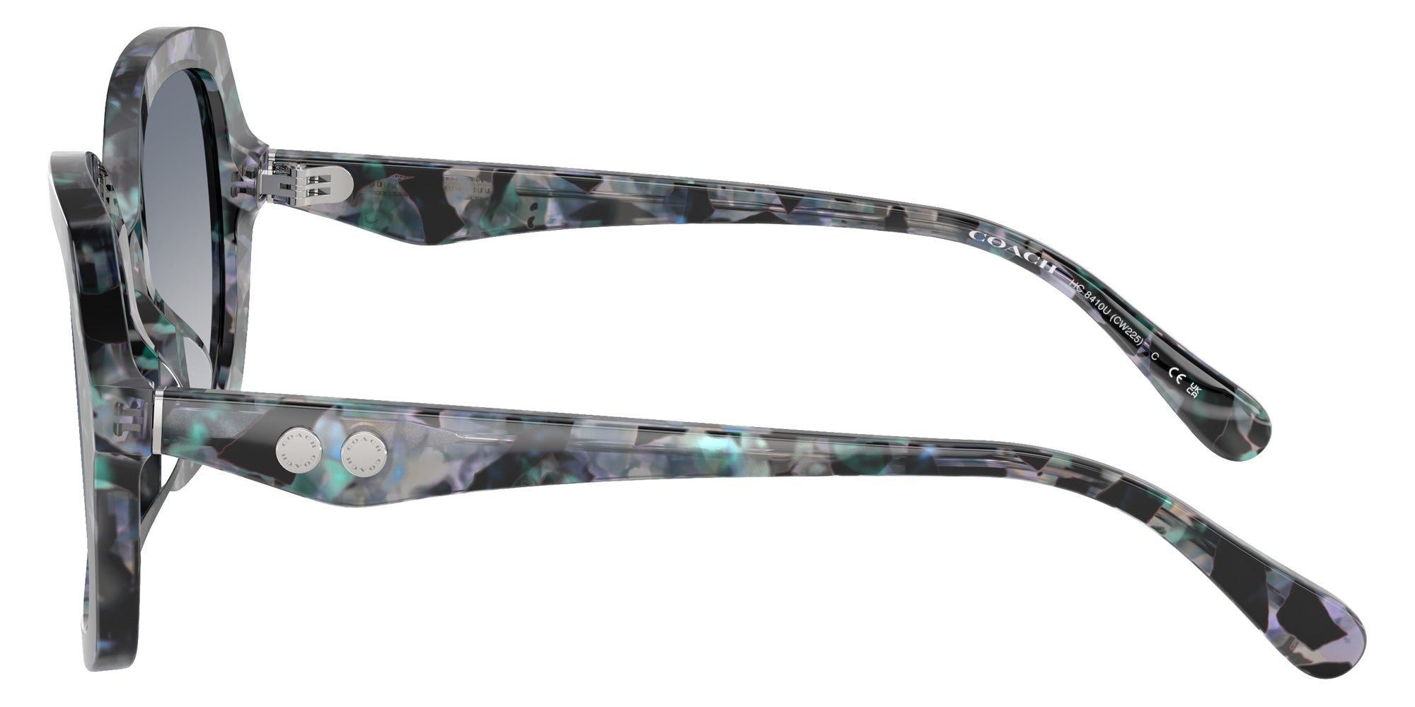 Coach HC8410U CW225 584535 56 - Blue Pearl Tortoise / Blue Purple Gradient #id:hc8410u584535_s:106110