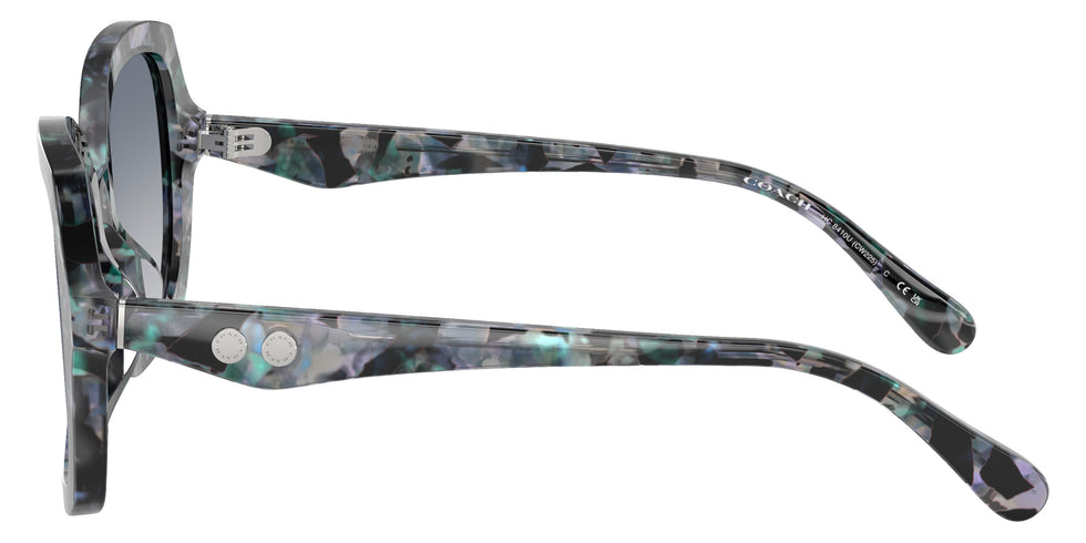 Coach HC8410U CW225 584535 56 - Blue Pearl Tortoise / Blue Purple Gradient #id:hc8410u584535_s:106110