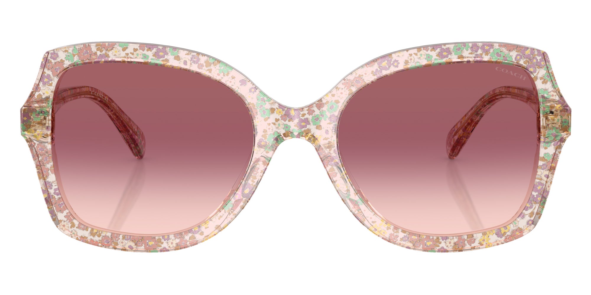 Coach HC8410U CW225 58947W 56 - Transparent Floral Field / Purple Pink Gradient #id:hc8410u58947w_s:108100