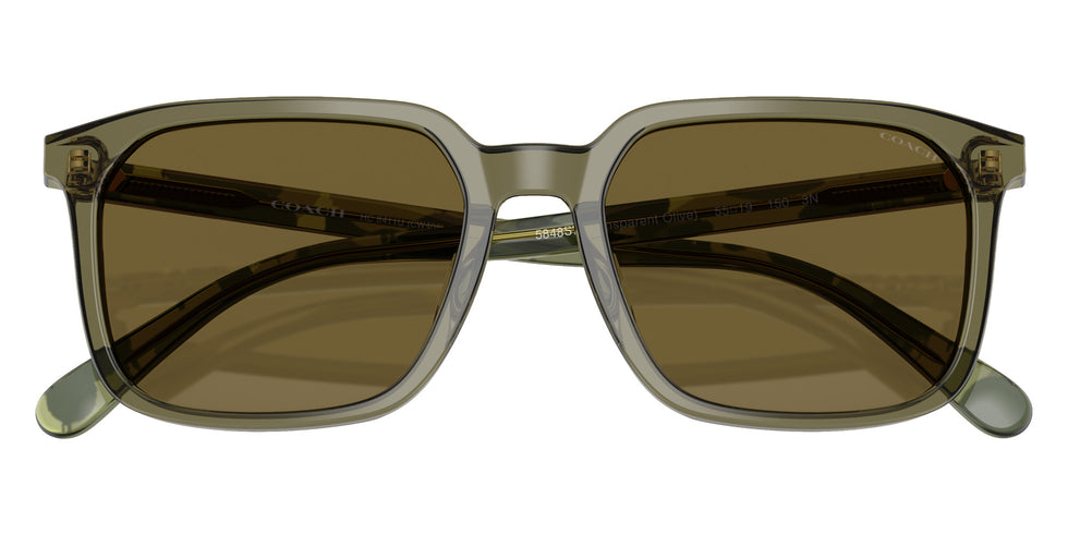 Coach HC8411U CW405 5848S7 55 - Transparent Olive / Army Solid #id:hc8411u5848s7_s:102120