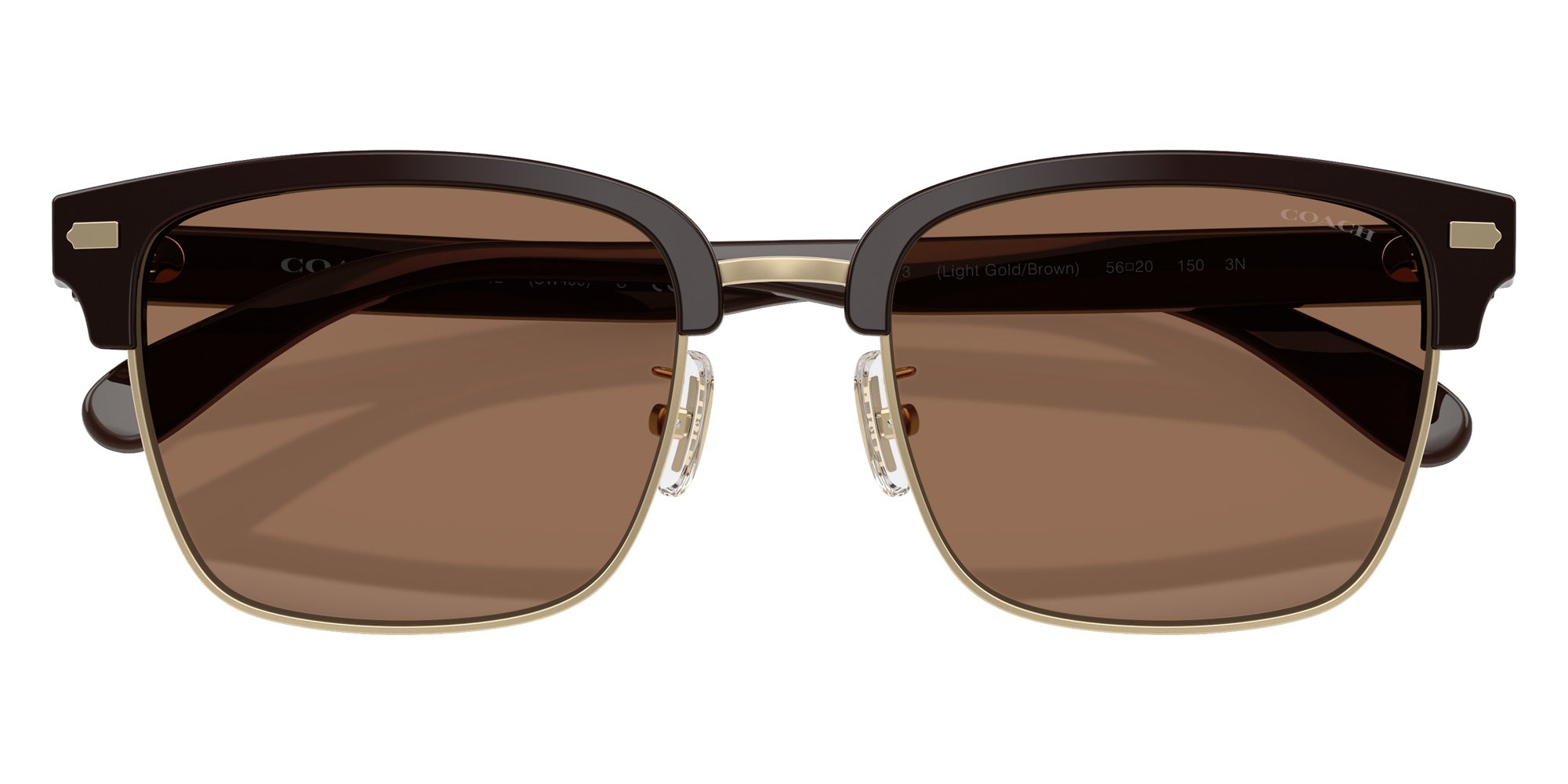 Coach HC8412 CW406 554273 56 - Light Gold/Brown / Brown Solid #id:hc8412554273_s:106120