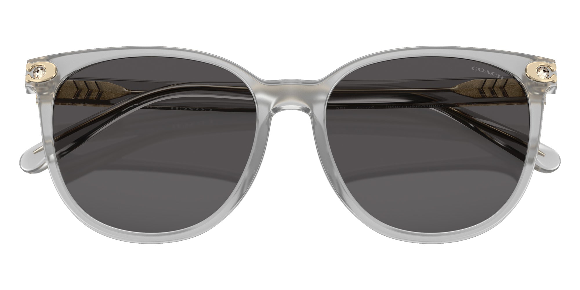 Coach HC8414BD CW428 561487 57 - Transparent Dove / Gray Solid #id:hc8414bd561487_s:102120