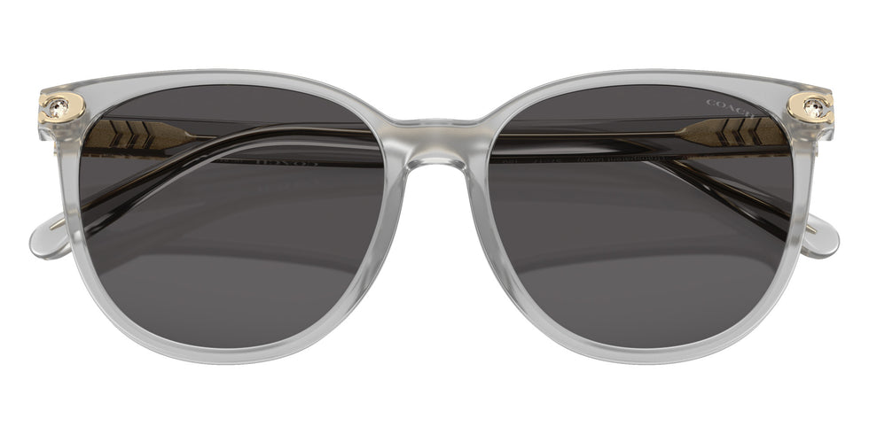 Coach HC8414BD CW428 561487 57 - Transparent Dove / Gray Solid #id:hc8414bd561487_s:102120