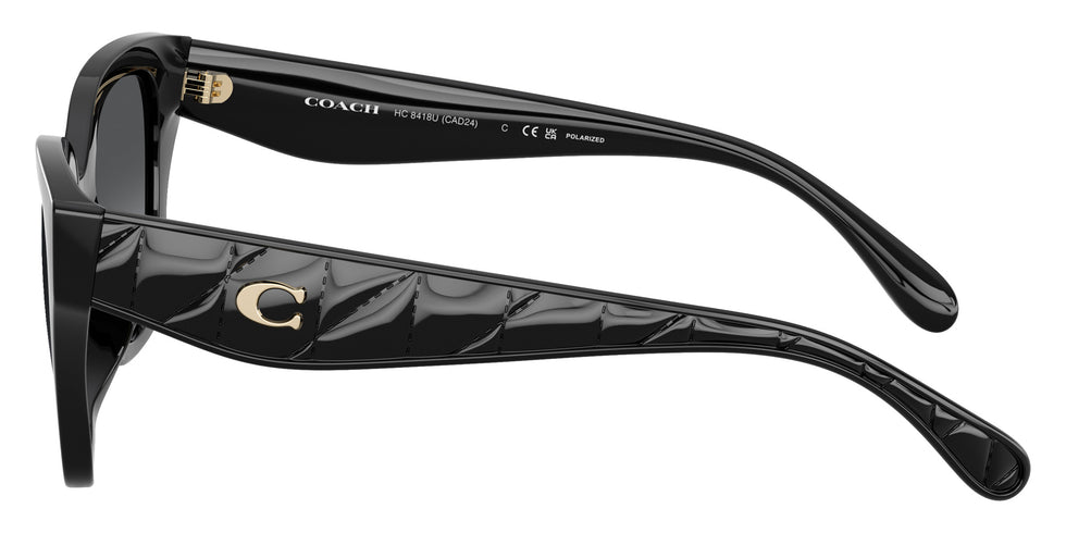 Coach HC8418U CAD18 5002T3 53 - Black / Gray Gradient Polarized #id:hc8418u5002t3_s:102110
