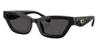 Coach HC8420U CAD28 500287 55 - Black / Gray Solid #id:hc8420u500287_s:100105