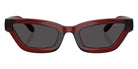 Coach HC8420U CAD28 587487 55 - Transparent Deep Red / Gray Solid #id:hc8420u587487_s:102100
