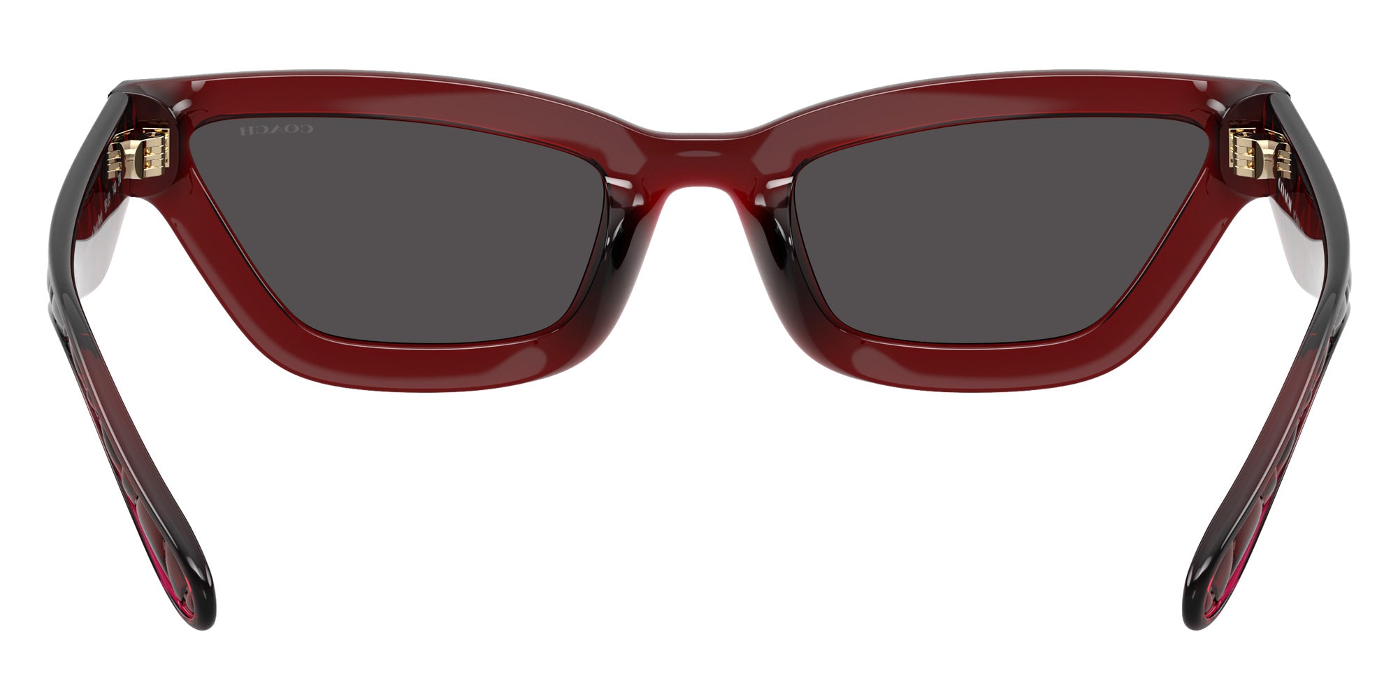 Coach HC8420U CAD28 587487 55 - Transparent Deep Red / Gray Solid #id:hc8420u587487_s:102115