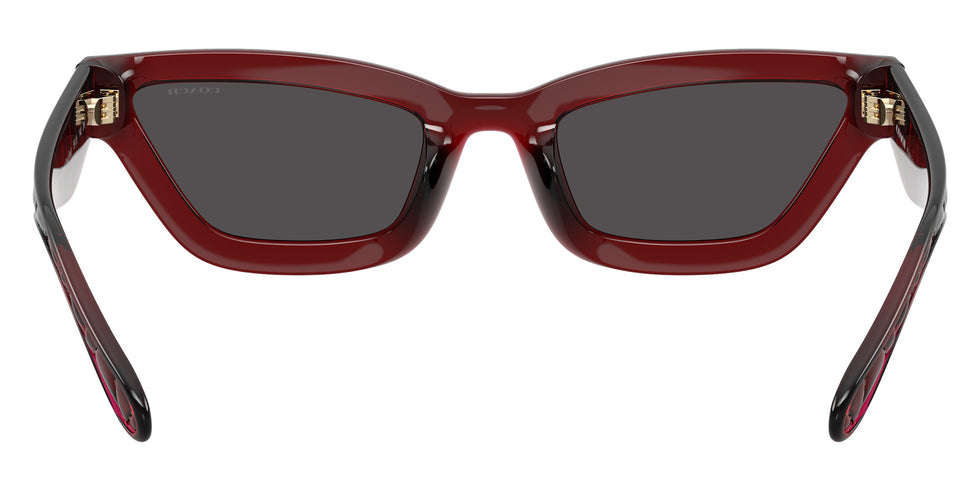 Coach HC8420U CAD28 587487 55 - Transparent Deep Red / Gray Solid #id:hc8420u587487_s:102115