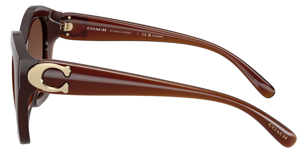 Coach HC8421U CAD31 5841T5 54 - Milky Hazelnut / Brown Gradient Polarized #id:hc8421u5841t5_s:106110