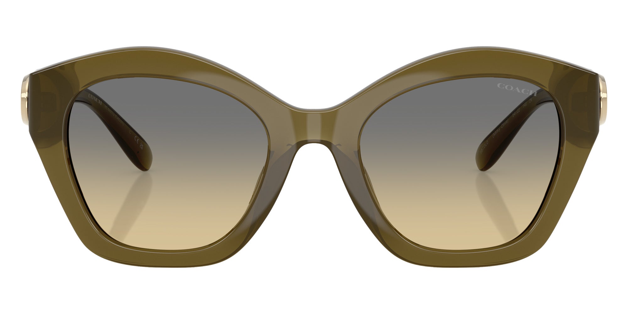 Coach HC8421U CAD31 5872L0 54 - Milky Olive / Gray Olive Gradient #id:hc8421u5872l0_s:110100