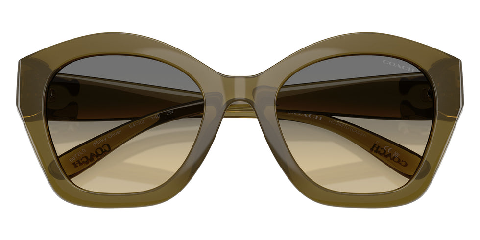 Coach HC8421U CAD31 5872L0 54 - Milky Olive / Gray Olive Gradient #id:hc8421u5872l0_s:110120