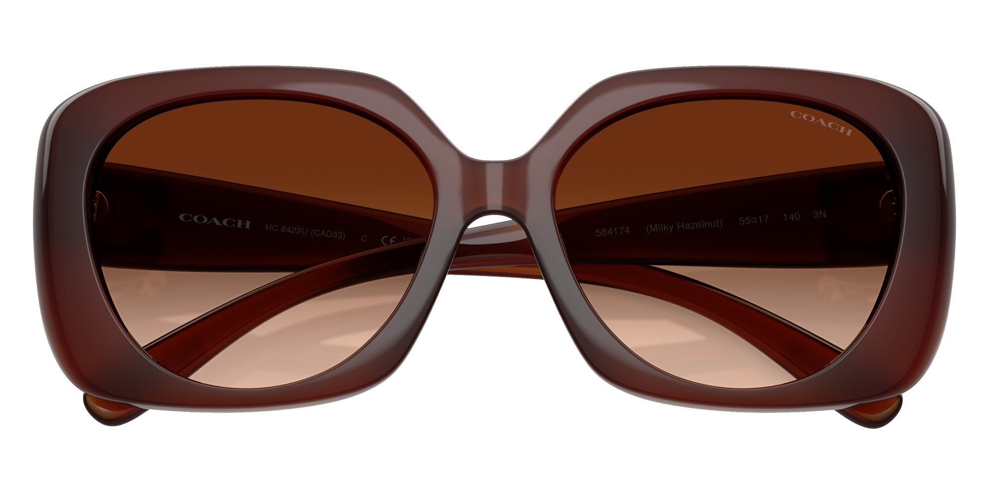 Coach HC8422U CAD33 584174 55 - Milky Hazelnut / Brown Gradient #id:hc8422u584174_s:104120