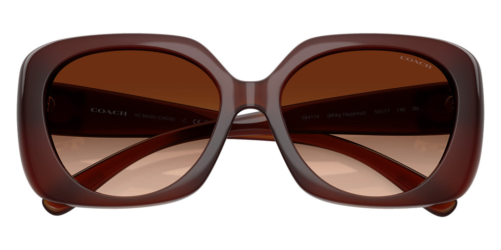 Coach HC8422U CAD33 584174 55 - Milky Hazelnut / Brown Gradient #id:hc8422u584174_s:104120
