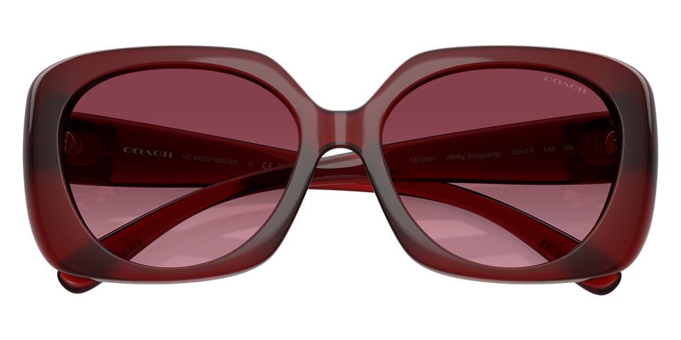 Coach HC8422U CAD33 58708H 55 - Milky Burgundy / Burgundy Gradient #id:hc8422u58708h_s:106120