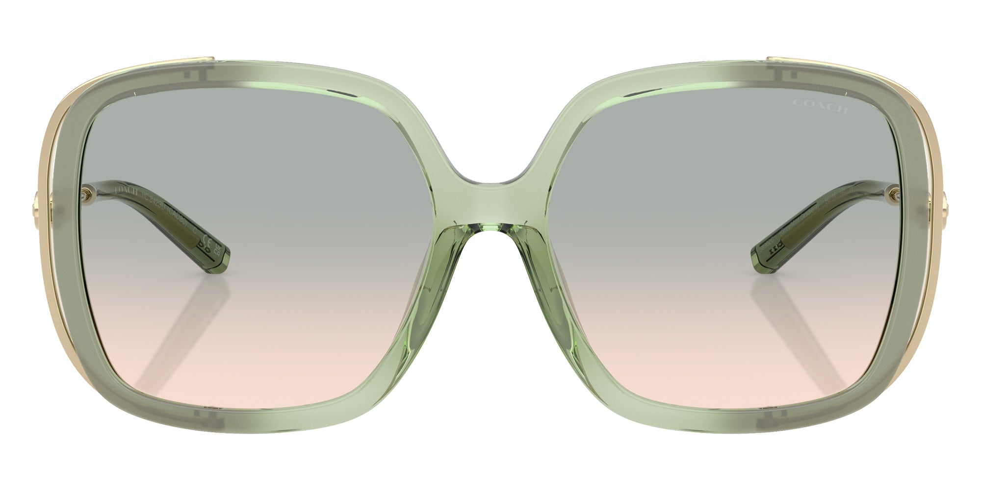 Coach HC8423U CAD80 58902C 56 - Gray/Mint Gradient / Green Peach Gradient #id:hc8423u58902c_s:106100