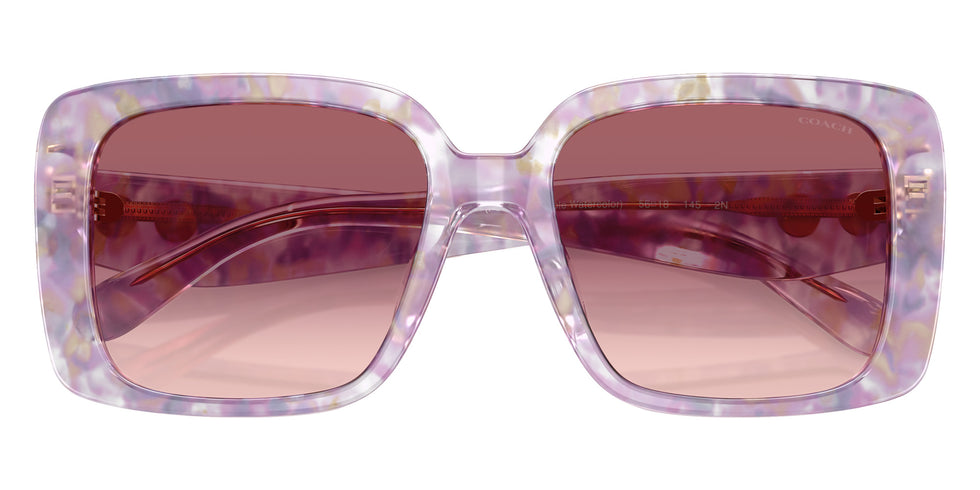 Coach HC8424F CAD55 58677W 56 - Pearlized Purple Watercolor / Puple Pink Gradient #id:hc8424f58677w_s:104120